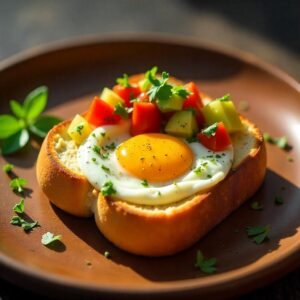 Healthy breakfast recipes with eggs and avocado