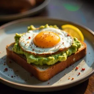 Healthy breakfast recipes with eggs and avocado