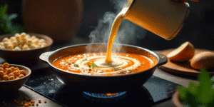 indian chickpea curry with coconut milk